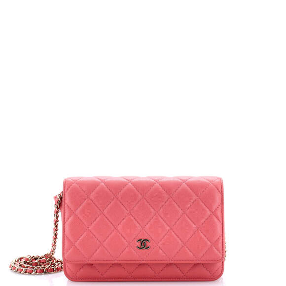 Chanel Wallet On Chain Quilted Caviar #186464C36B - Picture 1 of 9